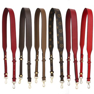 สายสะพายกระเป๋าหนังแท้ หนัง PU ปรับได้ ปรับระดับได้ Leather Shoulder Sling Strap Replacement