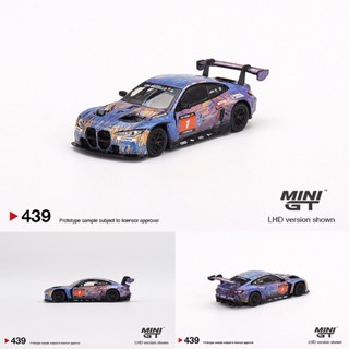 Mini GT 1:64 M4 GT3 #1 ST Racing 2022 12H Mugello Winner โมเดลรถยนต์ แครอส ขนาดเล็ก ของเล่นสําหรับเด็ก 439