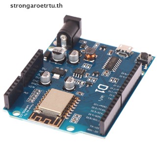 Strongaroetrtu WeMos D1 บอร์ดโมดูลพัฒนาไร้สาย WiFi ESP8266 ESP-12E/ESP-12F