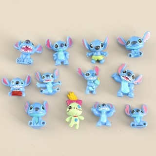 ฟิกเกอร์การ์ตูน Stitch Starcraft Baby Anime 12 ชิ้น/เซต