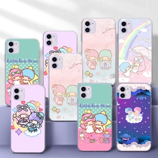 เคสโทรศัพท์มือถือแบบนิ่ม TPU ใส ลาย little twin star น่ารัก 47WES สําหรับ Samsung S30 Plus S21 S30 Ultra S30 S7 S8 S9