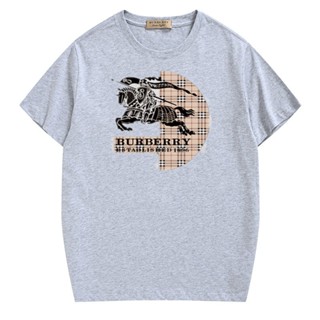 [Official]BURBERRY summer men and women t shirt Short sleeve cotton t shirtshirtsx