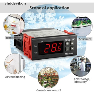 Vhdd เทอร์โมสตัทควบคุมอุณหภูมิดิจิตอล 220V STC-1000 พร้อมเซนเซอร์

 Th