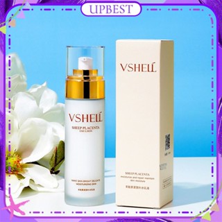 ♕Vshell Sheep Placenta Water Emulsion Set Moisturizing Bightening Anti-Wrinkle Firming Facial Skin Toner Lotion Cream Facial Cleanser Face Care UPBEST