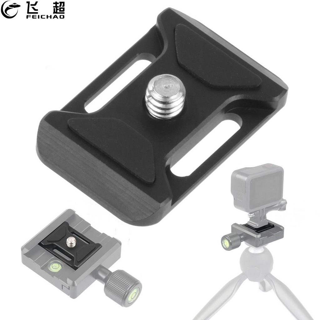 Feichao Universal 38 มม.Quick Release แผ่น Anti-drop Buckle สําหรับ Arca Swiss กล้องเชือกขาตั้งกล้อง Monopod Ball Head Clamp