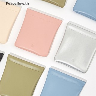 Peacellow กระเป๋าหนัง ปิดอัตโนมัติ สําหรับใส่เครื่องประดับ หูฟัง เหรียญ