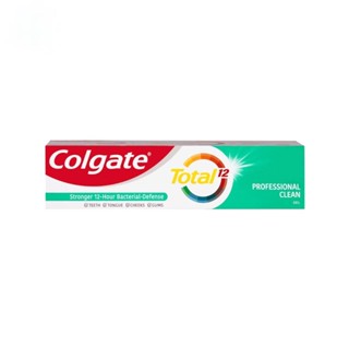 Colgate คอลเกต ยาสีฟัน โททอล โปรเฟสชั่นแนล คลีน เจล 80 กรัม ช่วยลดการสะสมของแบคทีเรีย