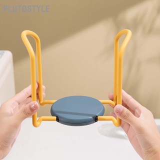 PLUTOSTYLE Bowl Organizer ชั้นวางจานแบบยืดหดได้หลายฟังก์ชั่นสำหรับเคาน์เตอร์ครัว