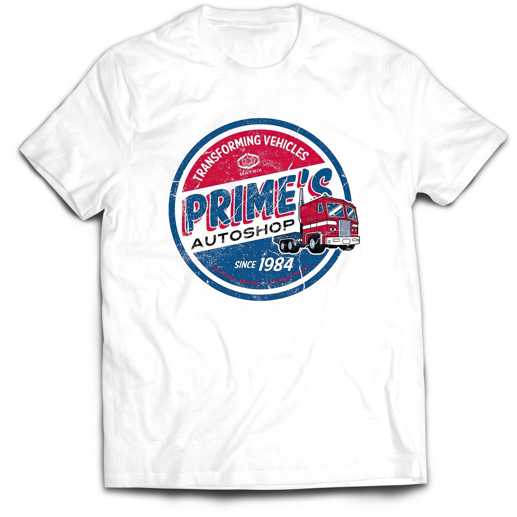 HOT PD[Ready Stock XS-8XL] Transformer Prime Vehicle Vintage Short Sleeve Casual Graphic Tees-  Prem