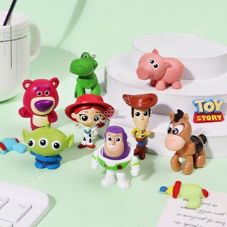 โมเดลฟิกเกอร์ อนิเมะ Toy Story Woody Buzz Lightyear Jessie Sangan Rex Hamm Lotso Articulado ของเล่นสําหรับเด็ก