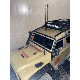 1 ชิ้นโลหะตกแต่งเสาอากาศ 122 มม.-290 มม.สําหรับ 1/10 1/18 1/24 RC Crawler รถ Traxxas TRX4 Defender TRX4-M Bronco AXIAL SCX24 Part