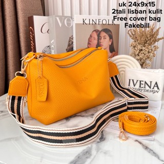 Ivena - Jennie กระเป๋าสะพายไหล่ 2 ช่อง ครบชุด