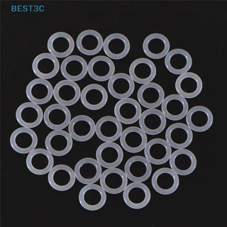 BEST3C 120 ชิ้นยางซิลิโคน O-Ring Dampeners สีขาวสําหรับคีย์บอร์ด Cherry MX ร้อน