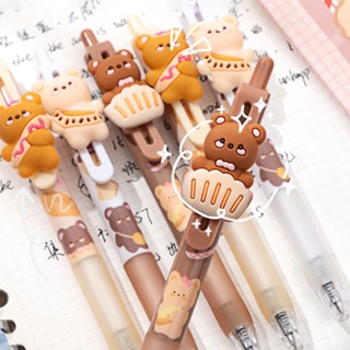 1 ชิ้น ปากกาเจล Kawaii เกาหลี หมีบราวน์ น่ารัก ปากกากลับไปโรงเรียน อุปกรณ์เครื่องเขียน ปากกา สําหรับโรงเรียน น่ารัก อุปกรณ์สํานักงาน โรงเรียน