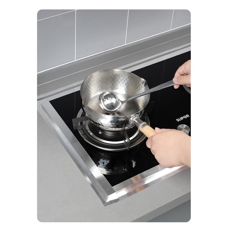 เทปฟอยล์อลูมิเนียม ทนอุณหภูมิสูง มีกาวในตัว สําหรับปิดท่อไอเสีย ท่อน้ํา 1 ชิ้น - รูปที่ 2