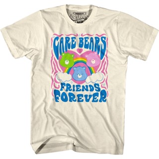 Friends Forever Care Bears T-Shirt เสื้อยืดวินเทจ เสื้อเบลาส์