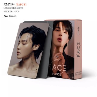 โฟโต้การ์ดโลโม่ สองด้าน ลาย BTS JIMIN SOLO FACE 92 ชิ้น ต่อกล่อง