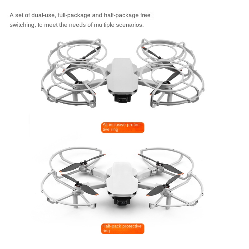Brdrc เหมาะสําหรับ DJI MINI 2 ใบมีดฝาครอบป ้ องกัน MINI SE ใบพัดแหวนป ้ องกันการชนกันแหวน