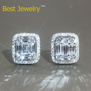 Best Jewelry ต่างหูเพชรเกรดพรีเมี่ยม ประกายไฟเทียเท่าเพชรแท้ เครื่องประดับออกงาน เกรดสวย สร้อยเพชร รับ dropship