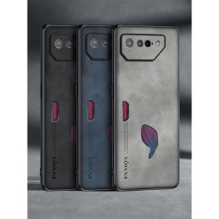 เคสโทรศัพท์มือถือหนัง PU ไฮบริด กันกระแทก สไตล์วินเทจ สําหรับ Asus ROG Phone 7 6 5 Pro