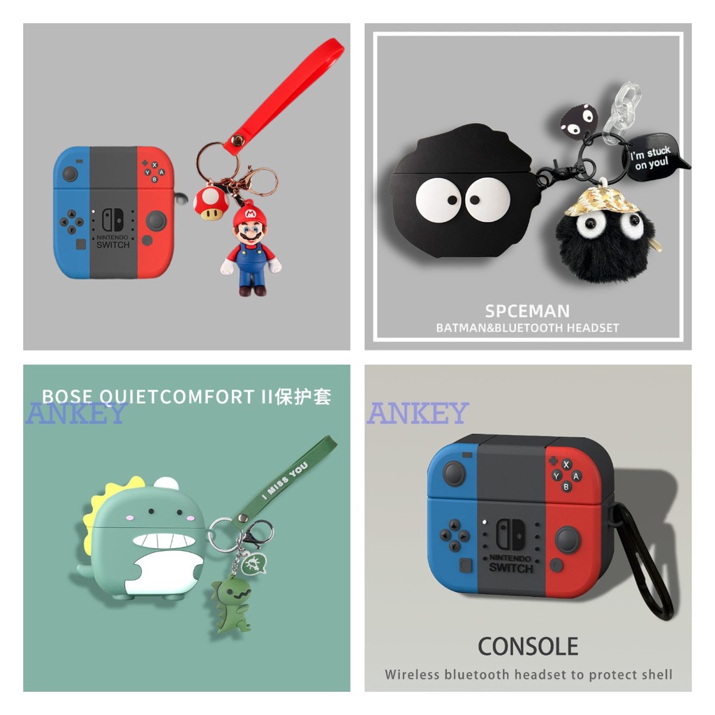 for Bose QuietComfort Ultra Earbuds Case QC Ultra QC3 Protective Cute Cartoon Cover Bluetooth Earphone Shell Accessories TWS Headphone Portable