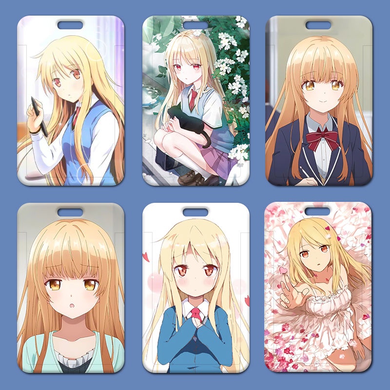 Shiina Mashiro Girls ID Card Holder Student Card Mrt Card Business Card Holder Waterproof Card Holde