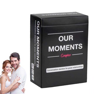  OUR MOMENTS Fun Conversation Solitaire Game (Our Time Couple)