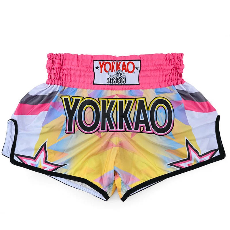 Yokkao-Muay Thai Short Pants Men's and Women's Sanda Fight Clothes Training UFC Running Sports Fitness Fighting MMA Boxing Quick-Drying Breathable Shorts muay thai shorts fighting shorts boxing shorts