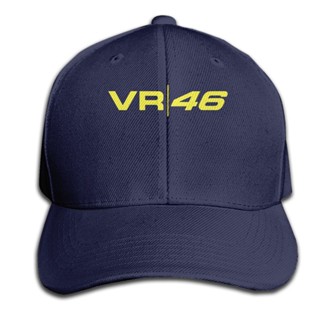 Valentino Rossi Vr46 Motorgp Motor Warna Hitam หมวกกอล์ฟ ปรับได้ สําหรับผู้ชาย และผู้หญิง