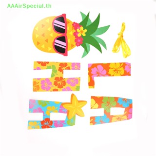 Aaairspecial ธงแบนเนอร์ ลายสับปะรด ฮาวาย เขตร้อน สําหรับตกแต่งบ้าน ปาร์ตี้