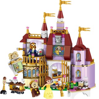 ชุดของเล่นตัวต่อ รูปปราสาทเจ้าหญิง Belles enchanted castle Playmobil สําหรับเด็ก