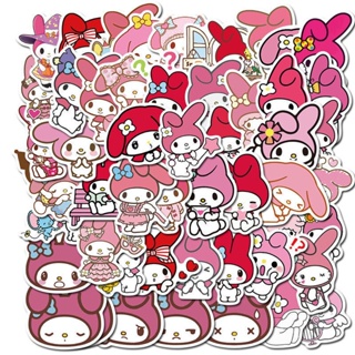 100 ชิ้น Sanrio สติกเกอร์น่ารัก Kulomi Melody สติกเกอร์การ์ตูน DIY กันน้ํา เทปบัญชีมือ โน้ตบุ๊ก ตกแต่งเครื่องเขียน