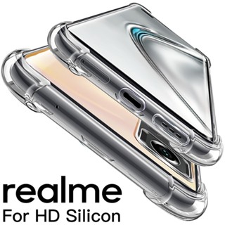 เคสโทรศัพท์ ซิลิโคนนิ่ม ใส กันกระแทก สําหรับ Realme Gt Neo 3 2 3T 5g 6 7 Q3 8 9 10 Pro Plus 8i Q3s X50 X3 X50m Xt 5s 6s C11 C21