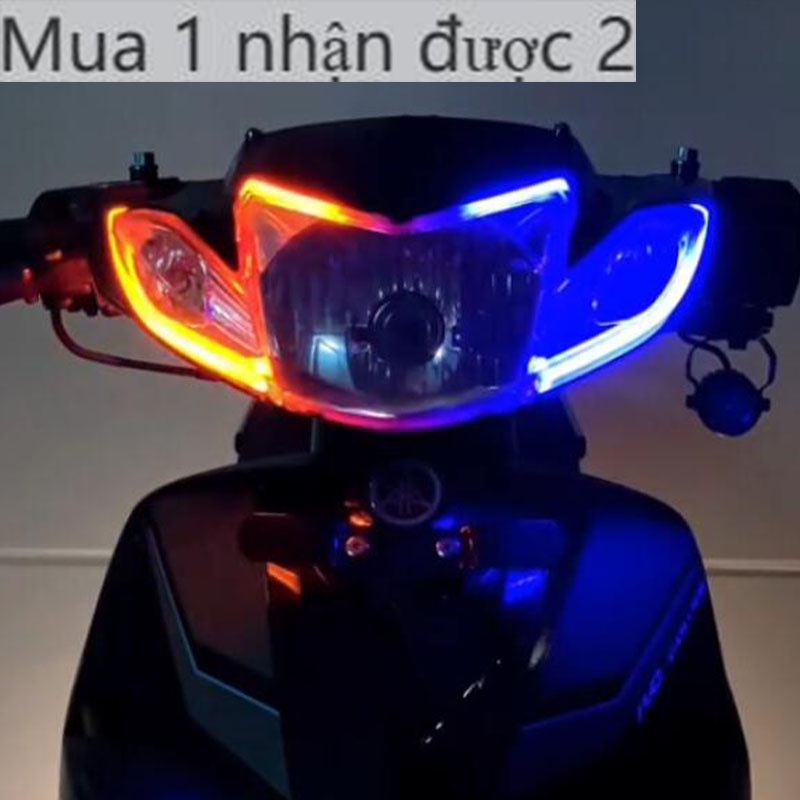 หนึ ่ งแถบรถจักรยานยนต ์ รถยนต ์ Led 12V ไฟสองสีแบบยืดหยุ ่ นไฟเลี ้ ยวสัญญาณไฟเบรกไฟกันน ้ ํา