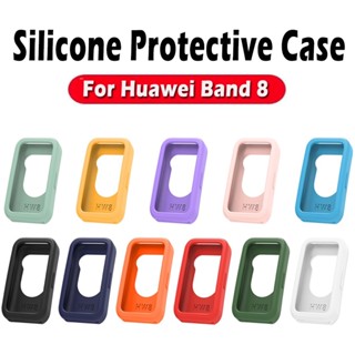 เคส TPU นิ่ม สําหรับ Huawei Band 8 สมาร์ทวอทช์ ป้องกัน เปลือก ซิลิโคน ป้องกันหน้าจอ กรอบ อุปกรณ์เสริม