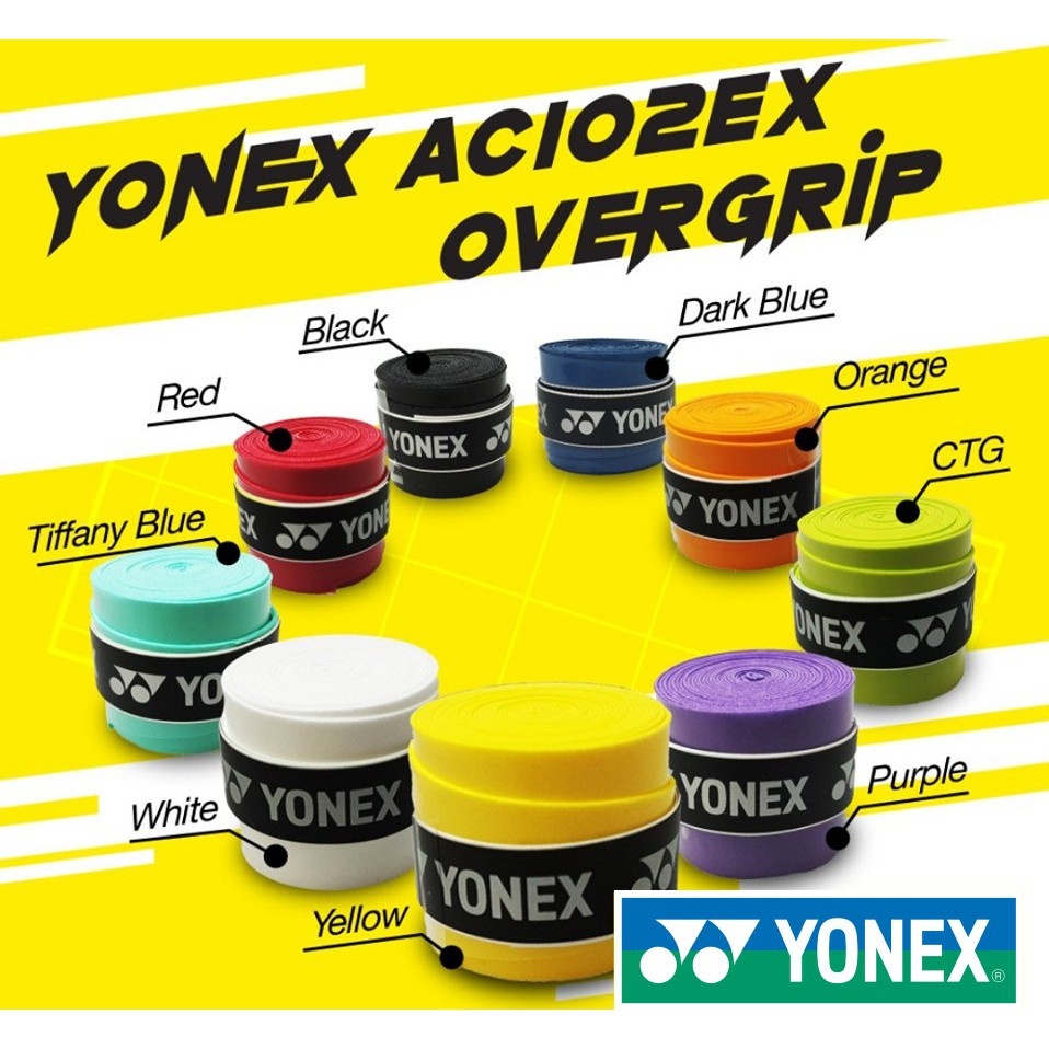 คุณภาพสูง Yonex Overgrip AC102EX Super Grap Badminton Grips