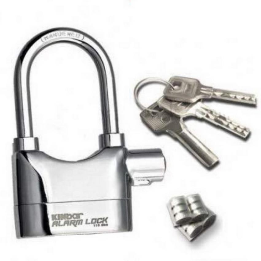 Super Lock Kinbar Alarm Lock กุญแจกันขโมย กุญแจเตือนภัย สัญญาณกันขโมย กุญแจ ล็อคดิสเบรค