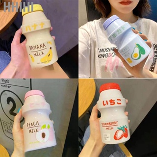 Hhihi Portable Children Drinking Bottle with Strap PC Plastic Outdoor Water Cup Cute Fruit Pattern