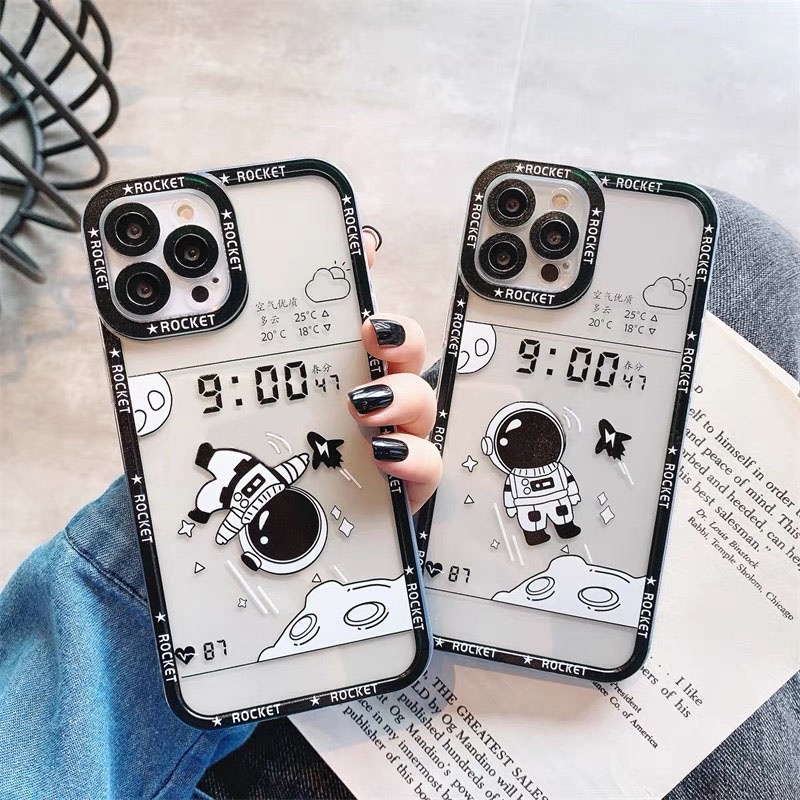 เคส OnePlus Nord CE 10T 11 5G 8 9 10 Pro 8T 1+ Nord CE2 5G NordCE Soft Cover กันกระแทกนักบินอวกาศโปร่งใส