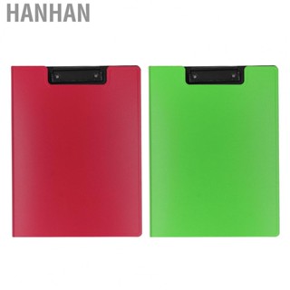 Hanhan A4 Clipboard Folder  Hot Pressing Process Plastic Storage Clipboard  for School