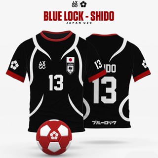 Axgg Blue Lock - Japan U20 - Shido เสื้อยืด และกางเกงขาสั้น ลายการ์ตูนอนิเมะ สําหรับทุกเพศ