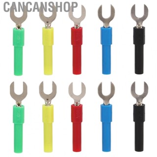 Cancanshop U Type Electrical Crimp Terminals  Strong Connectivity Maximum.10A Current  Spade Wire Connectors  for Charging Generators for Automobiles