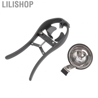 Lilishop Handheld Egg Cracker Professional Automatic Quick Open Stainless Steel Egg Separator Divider for Kitchen Tool