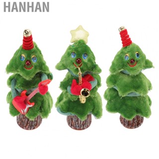 Hanhan 18X18X37cm Singing Dancing Christmas Tree Decoration With 8 Songs Electric Singing Xmas Tree As Gift For Friend