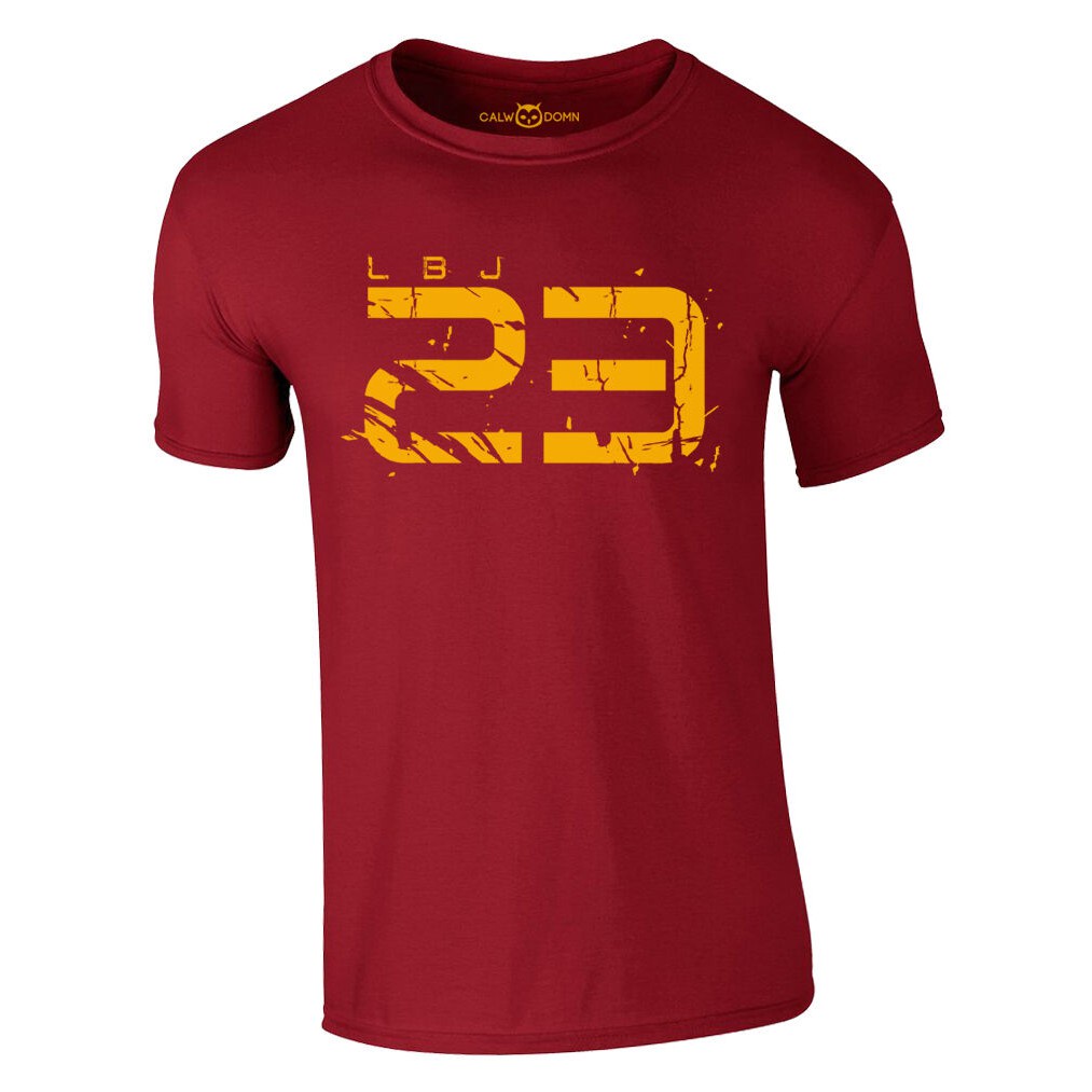 Lbj 23 James Los Angeles Lakers Trikot Champions 100% Cotton Mens เสื้อยืดของขวัญวันเกิด 204211