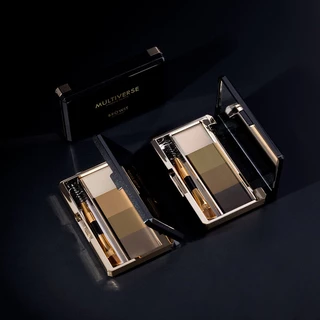Browit Multiverse Eyebrow Palette 4g [1g x 4 Colors] บราวอิท พาเลทเขียนคิ้วชนิดฝุ่น แบบ 4in1 มีไฮไลท์ 1 สี และสีคิ้ว...