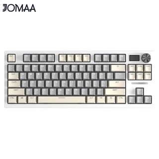 Jomaa คีย์บอร์ดเกมมิ่งไร้สาย RGB บลูทูธ แบบมีสาย อเนกประสงค์