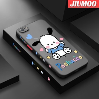 สําหรับ iPhone 6 6 Plus 6s 6s Plus เคสการ์ตูน ซน Pochacco ใส เคสขอบสี่เหลี่ยม ซิลิโคน เคสโทรศัพท์ กันกระแทก เคสป้องกัน