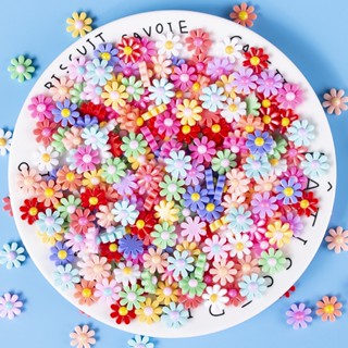 [1#] เครื่องประดับ ต่างหูเรซิ่น ทรงกลม ลายดอกไม้ ขนาดเล็ก 13 มม. diy
