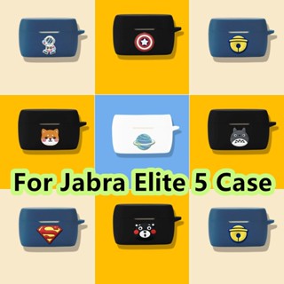 พร้อมส่ง! เคสหูฟัง แบบนิ่ม ลายนักบินอวกาศ สําหรับ Jabra Elite 5 Jabra Elite 5